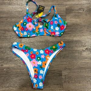 Colorful Floral Bikini